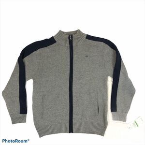 BNWT Boys Calvin Klein Zip‎ Up Sweater Size 14/16 L